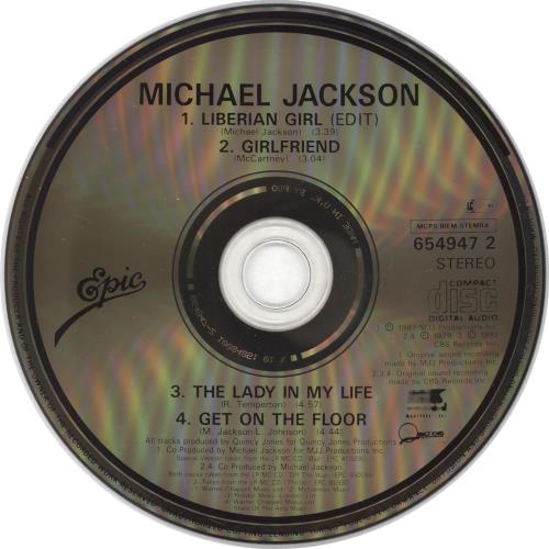 Michael Jackson Liberian Girl UK CD single (CD5 / 5